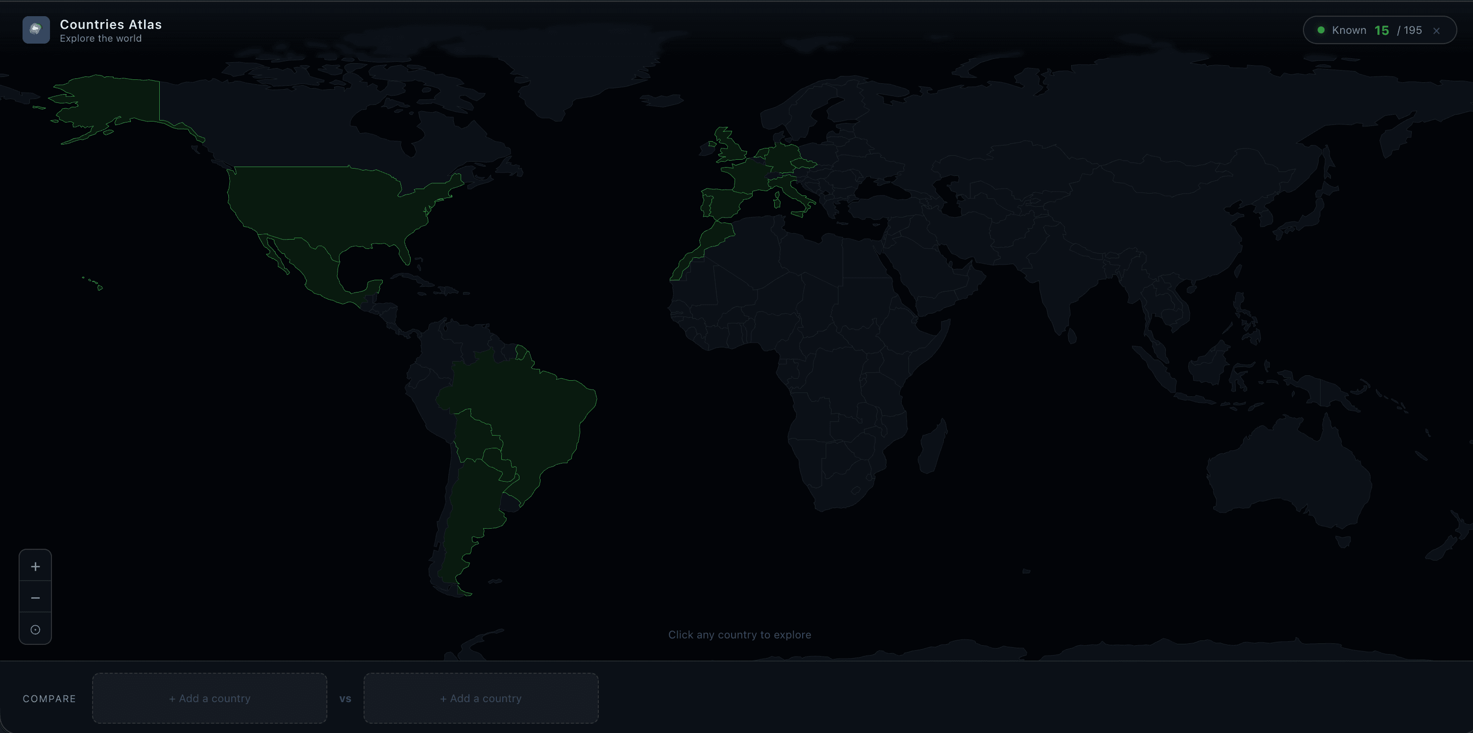 Vanilla Countries preview screenshot