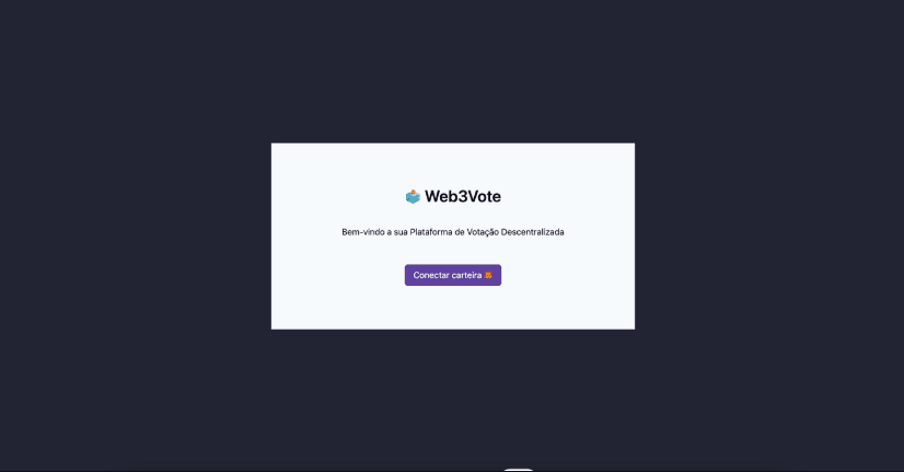 Web3Vote preview screenshot